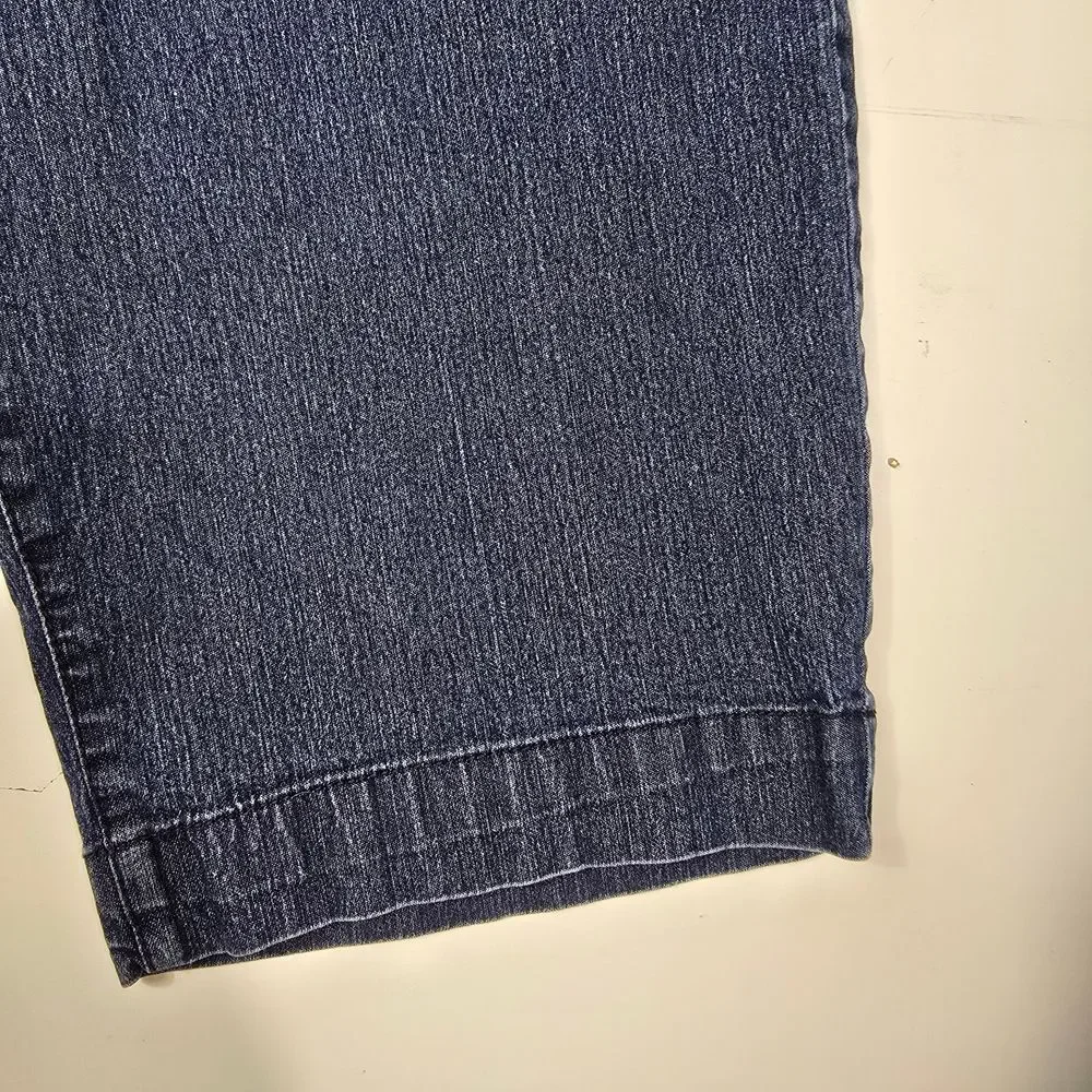 Badolino Dark Blue Denim Shorts Stretch Size 8